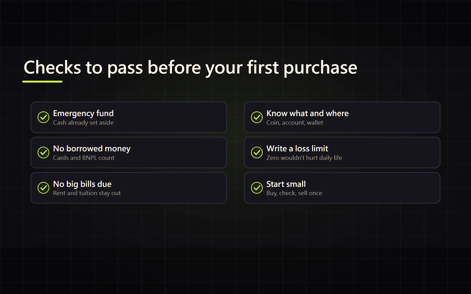 Before Your First Crypto Purchase: How to Tell If You Can Afford to Lose the Money