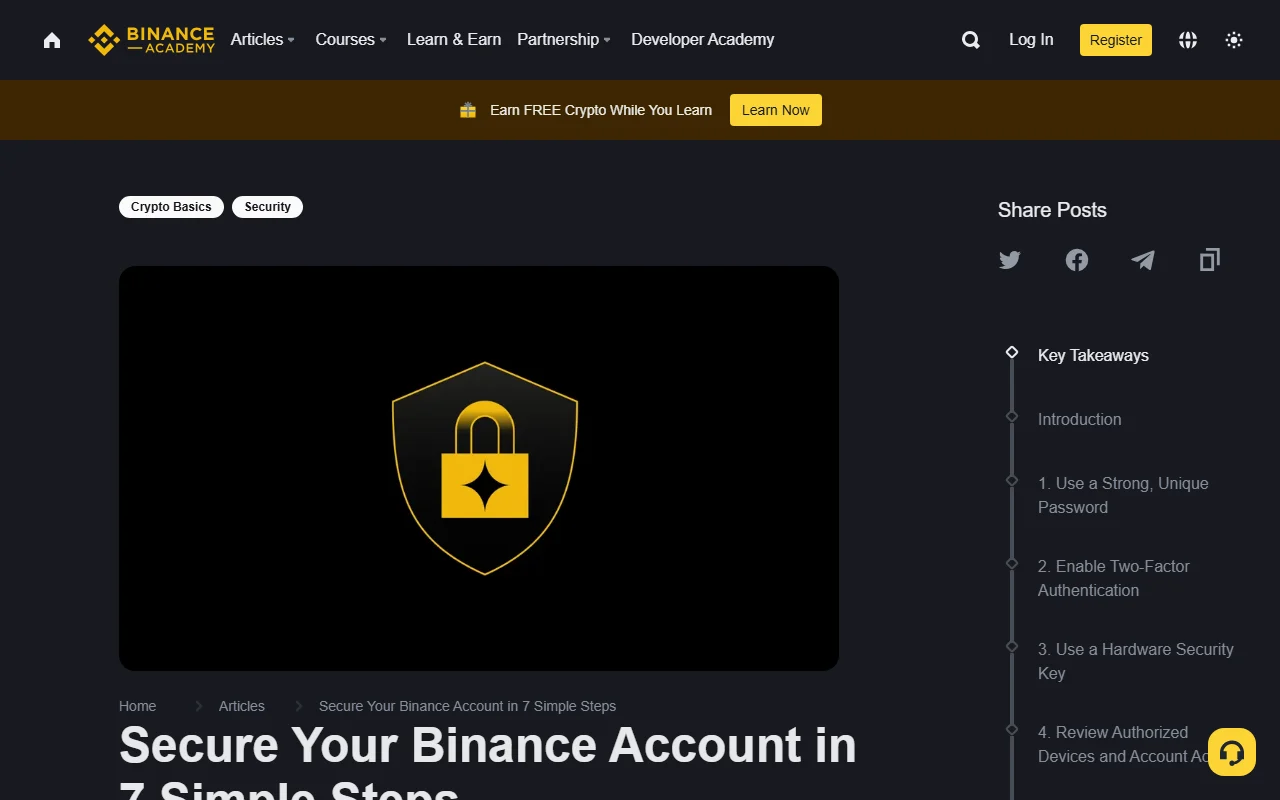 Binance Account Security Checklist: Passkeys, 2FA, Phishing, Withdrawals