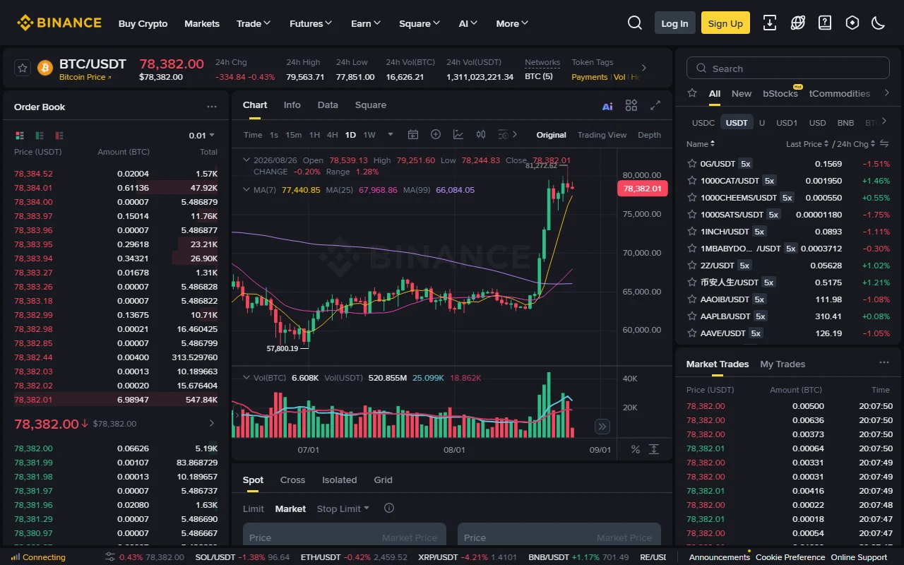 Binance Spot Trading Interface Guide: Pairs, Order Book, Orders, and Fills